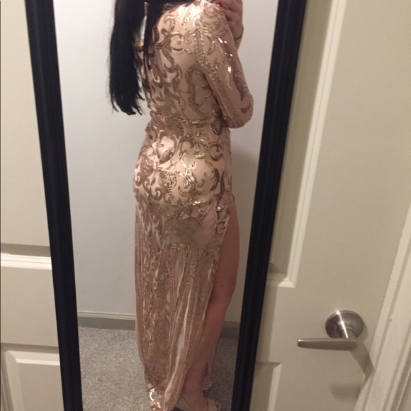 Gold prom/ formal dress - Picture 3 of 3
